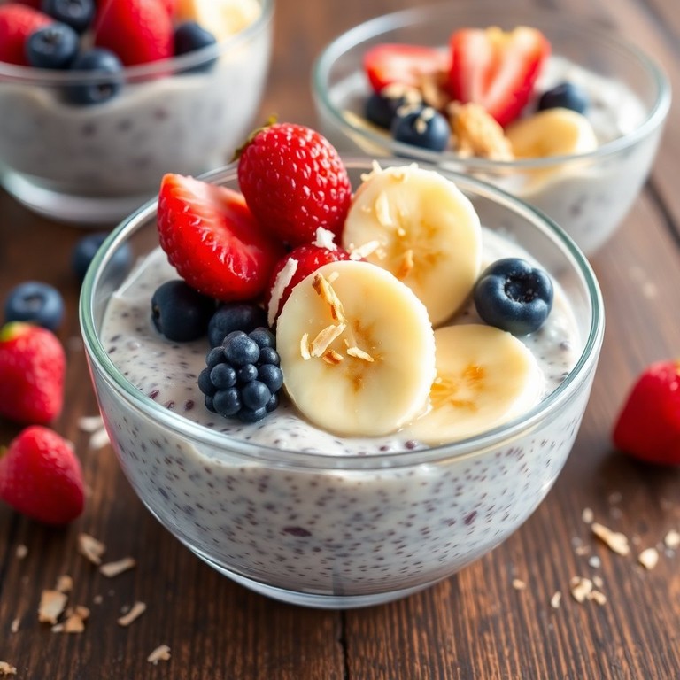 Romige Chia Pudding met Vers Fruit