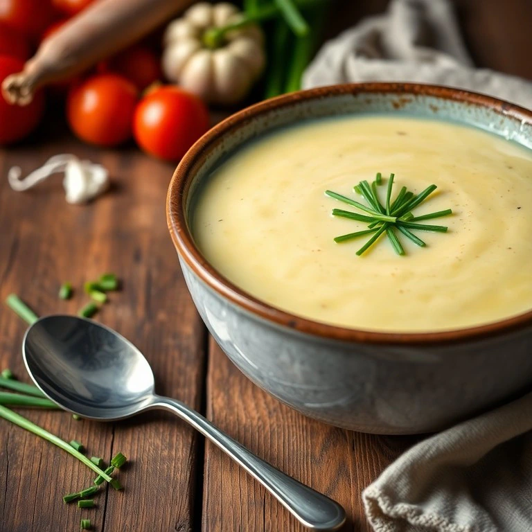 Creamy Leek and Cauliflower Potato Soup