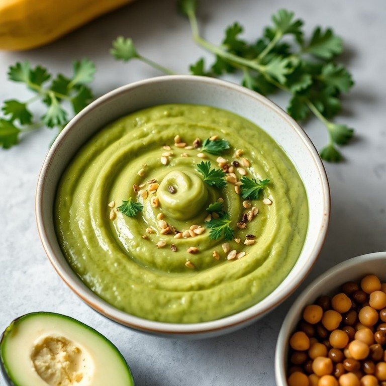 Purée de Zapallo Italiano y Proteínas