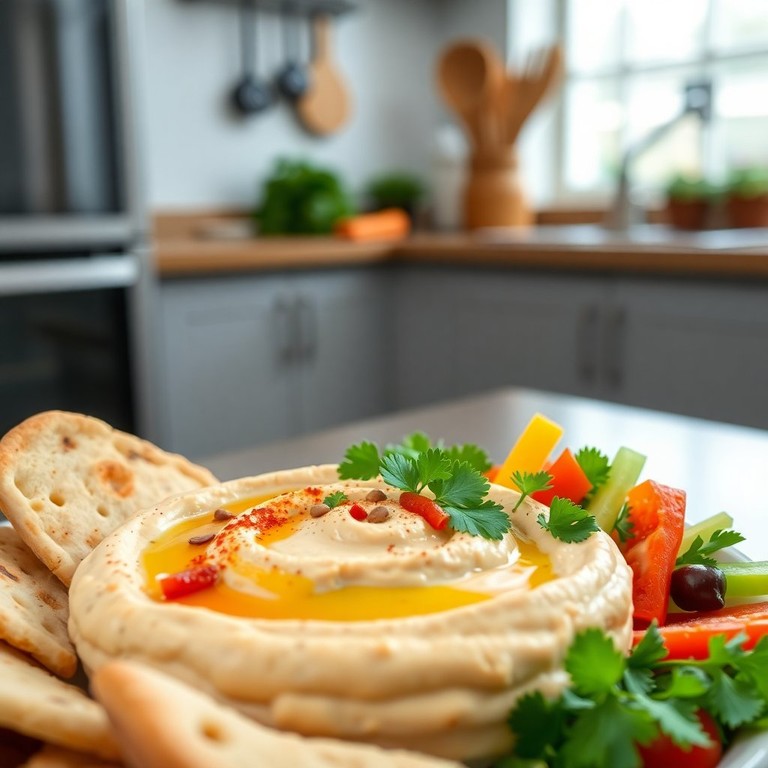 Houmous Crémeux aux Pois Chiches