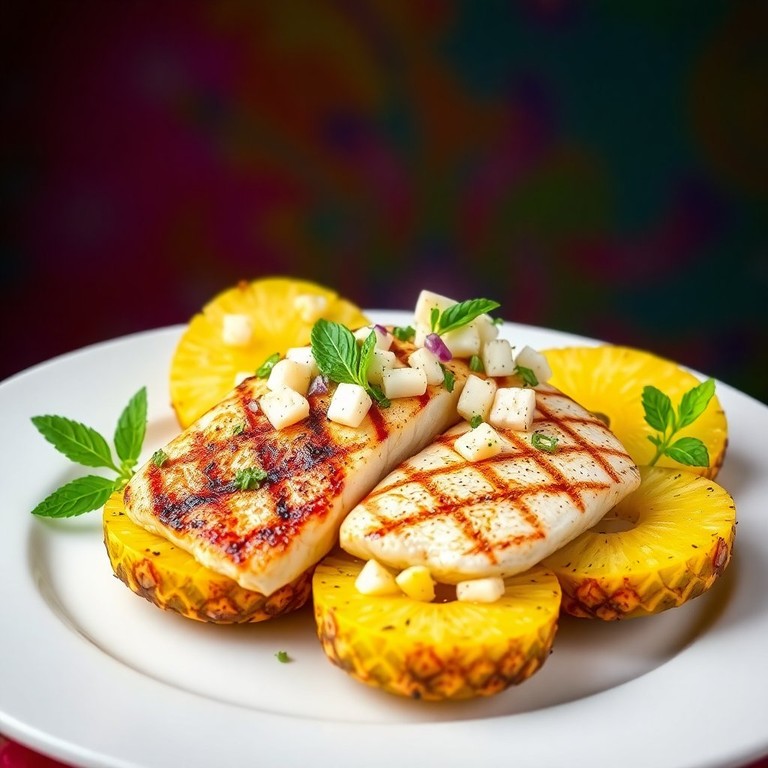 Lavender-Infused Fire Pineapple with Iknayid and Porg