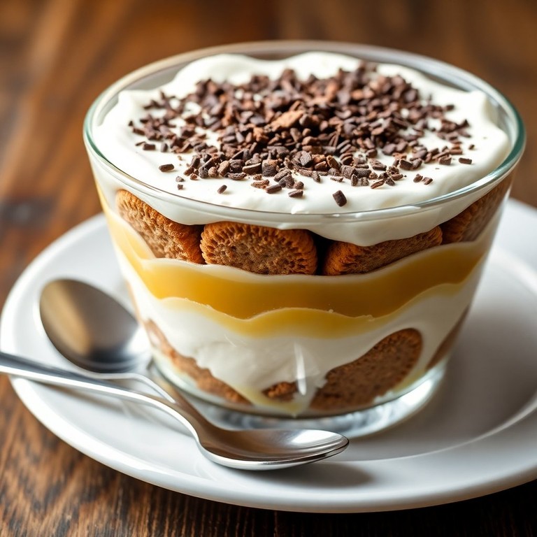 Pavê de Leite Condensado com Biscoito Maisena