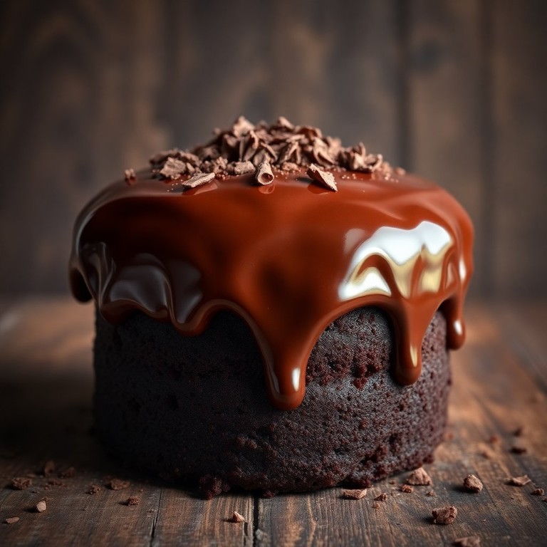 Cobertura de Chocolate Cremosa e Brilhante