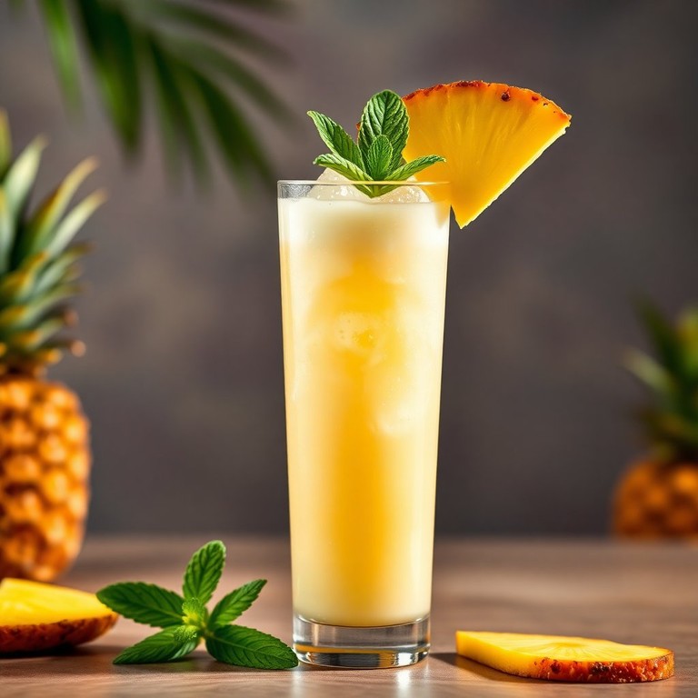 Gin Tropical Cremoso com Abacaxi