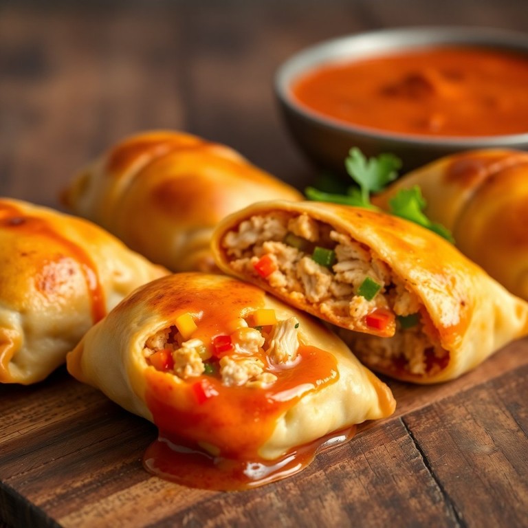 Pasteles Horneados de Pollo con Salsa de Chipotle
