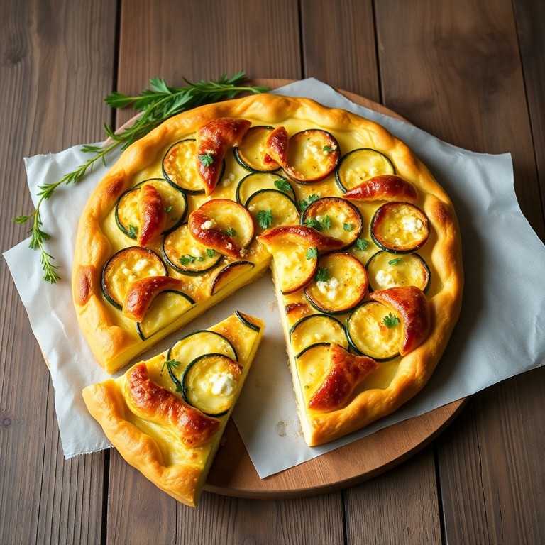 Tarte Feuilletée aux Courgettes et Chèvre