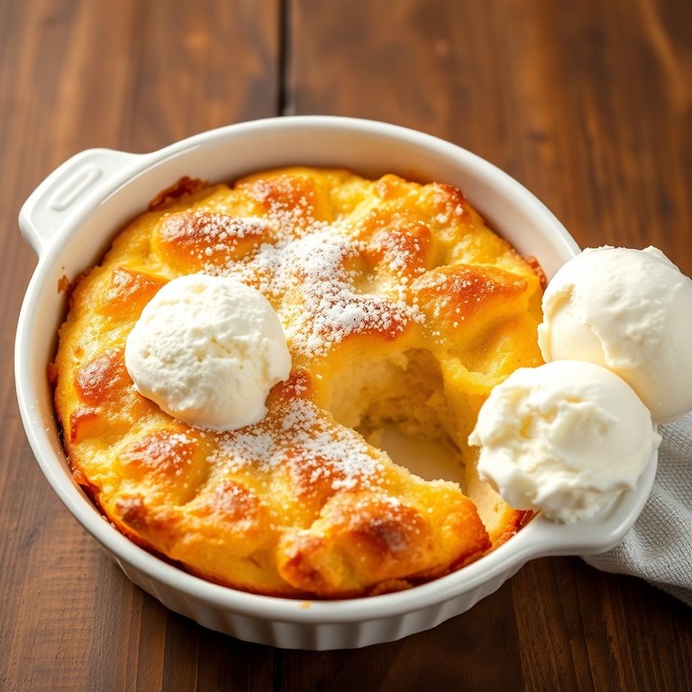 Fluffy Egg Bread Pudding