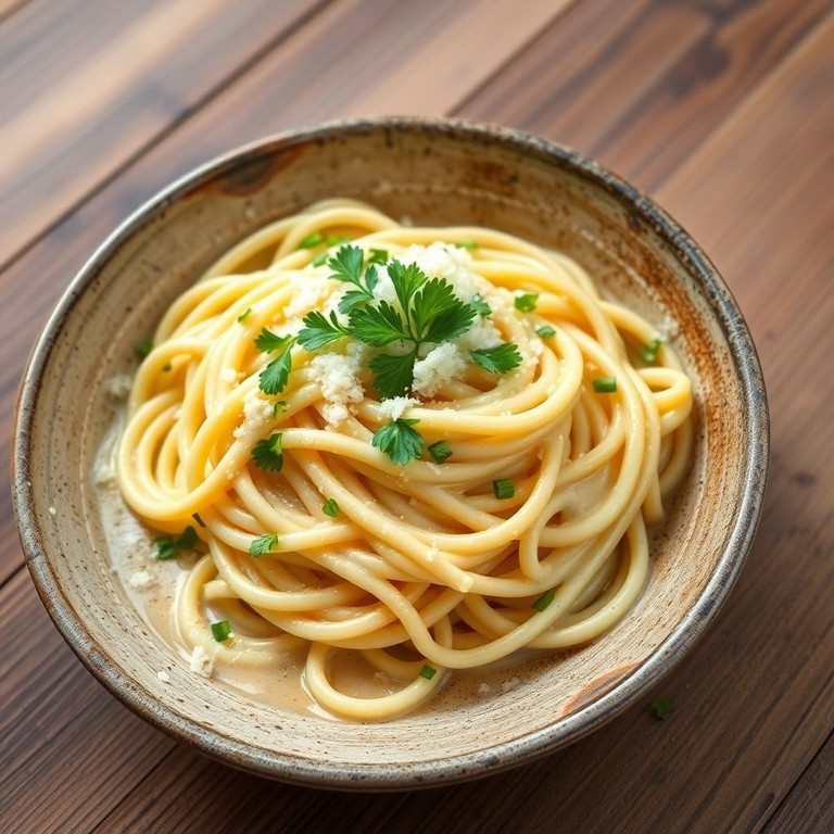 Creamy Garlic Parmesan Noodles