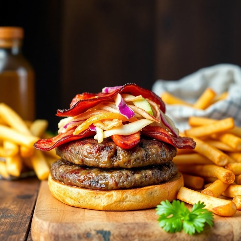 Spiced Maple Bacon Burger