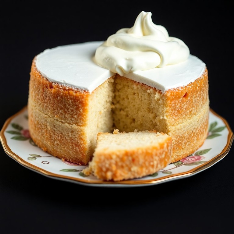 Bolo de Leite em Pó com Cobertura de Danone