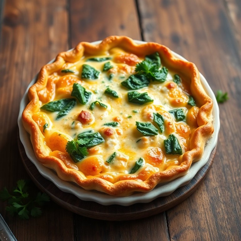 Torta de Legumes Cremosa com Queijo