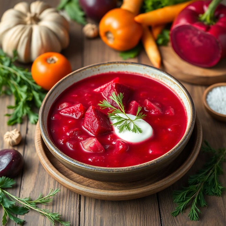 Herzhafter Borschtsch mit Roter Beete und Sauerkraut - Mr. Cook