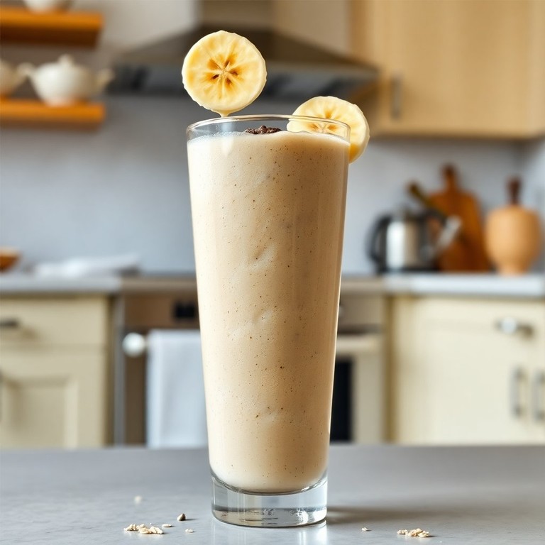 Batido Energético de Plátano y Avena
