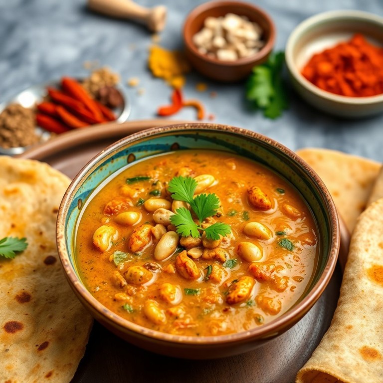 Herbed Paulkura Pachidi with Roasted Peanuts