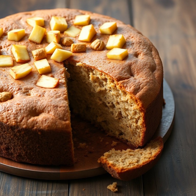 Gâteau Moelleux aux Pommes et Beurre d'Arachides