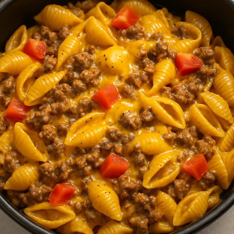 Cheeseburger pasta