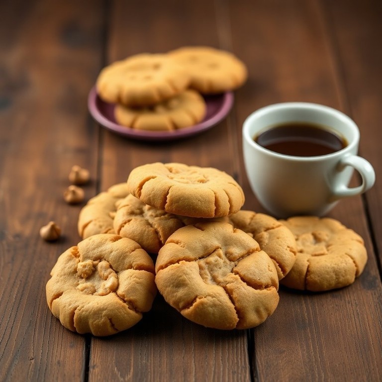 Biscoitos de Farinha de Trigo e Amendoim
