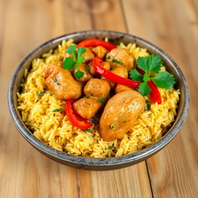 Arroz de Frango Simples e Saboroso