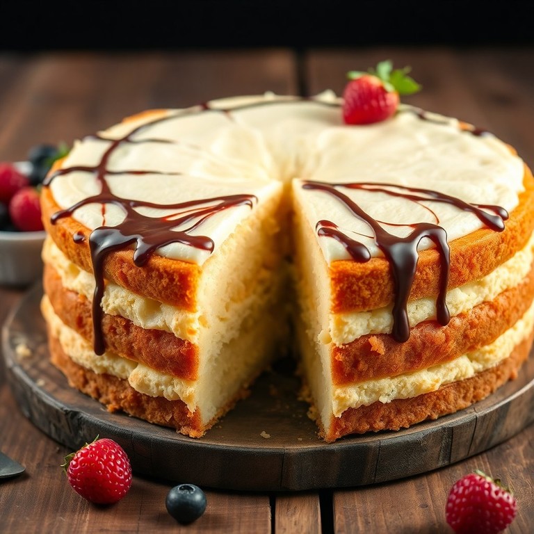 Bolo de Baunilha com Leite Condensado