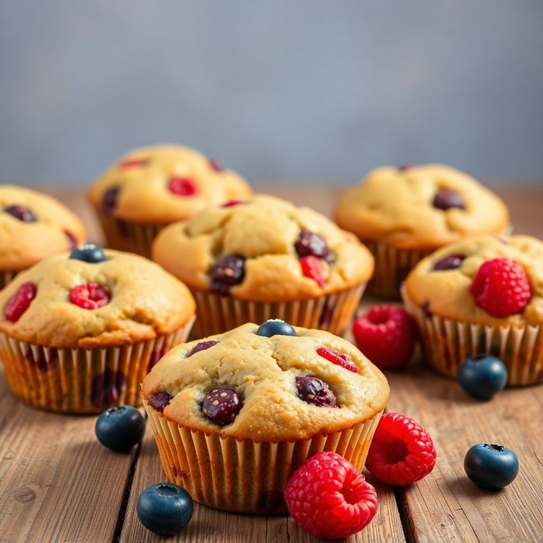 Muffins Protéinés aux Fruits Frais