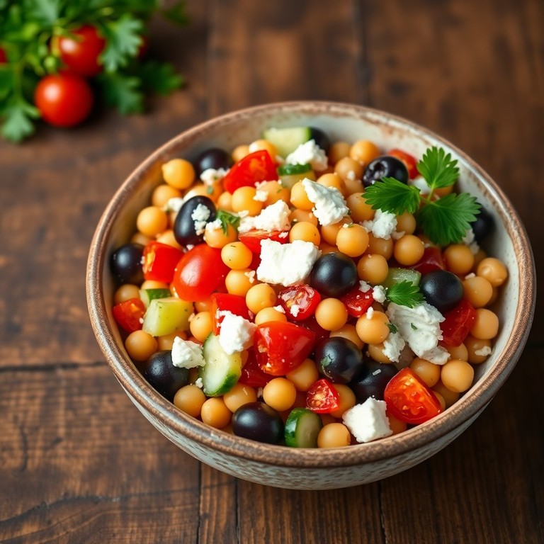 Zesty Mediterranean Chickpea Salad