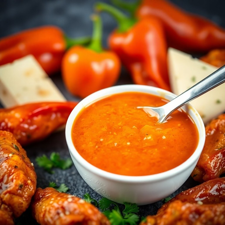 Fiery Parmesan Habanero Wing Sauce