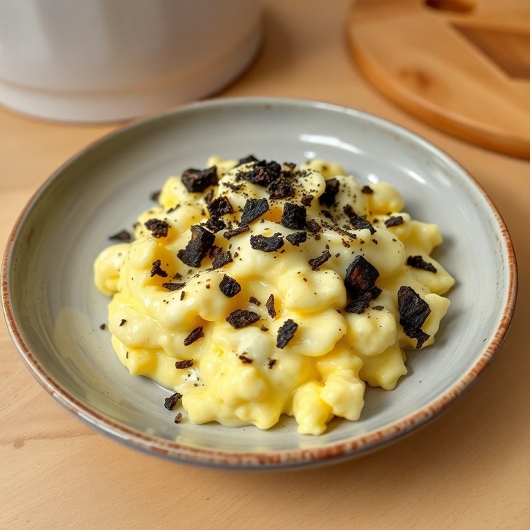 Œufs Brouillés au Fromage et à la Truffe