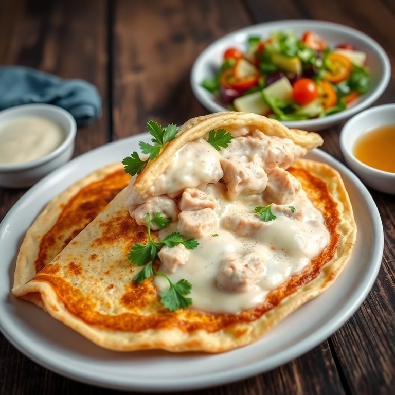 Panqueca de Atum com Recheio Cremoso
