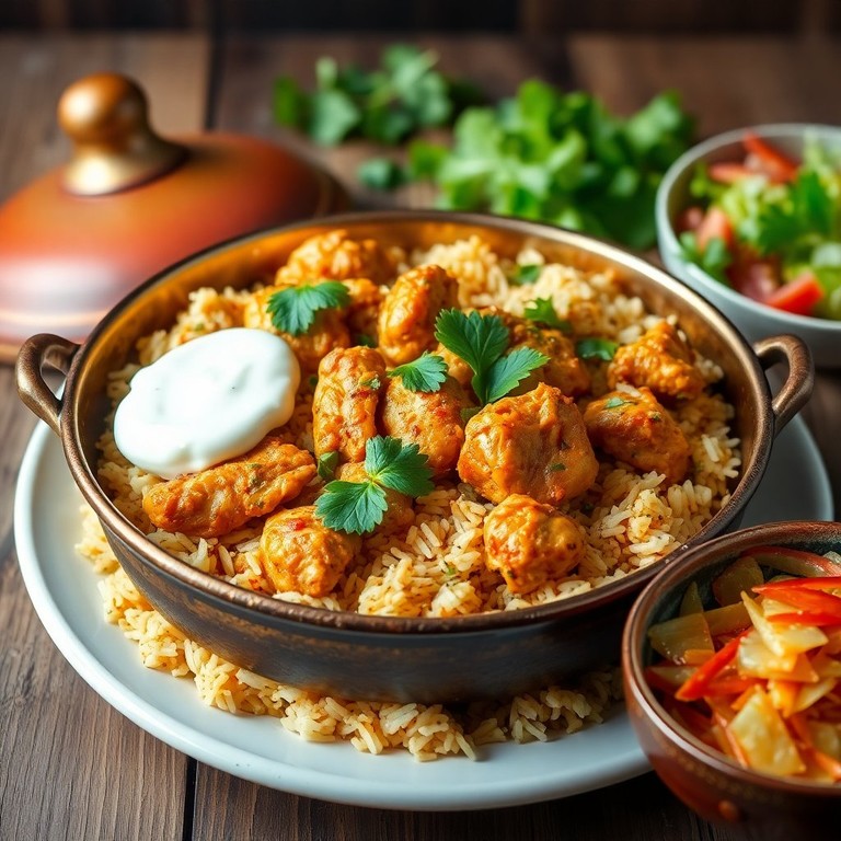 Malabar Chicken Biryani with Aromatic Spices