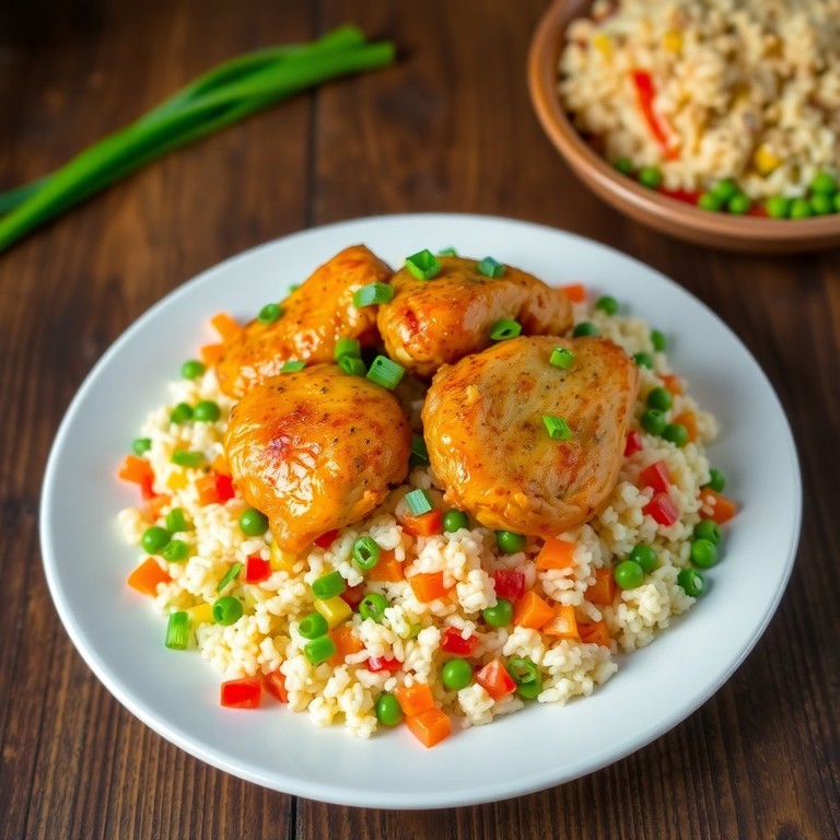 Spicy Cajun Chicken and Rice Delight