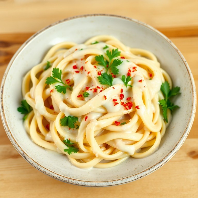 Papu's Creamy Garlic Pasta