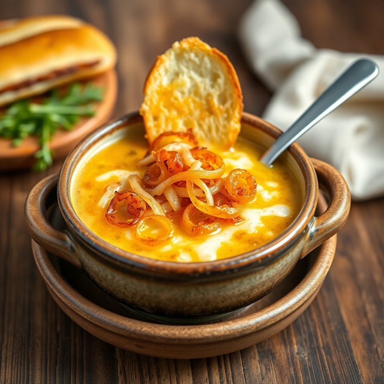 Soupe à l'Oignon Gratinée