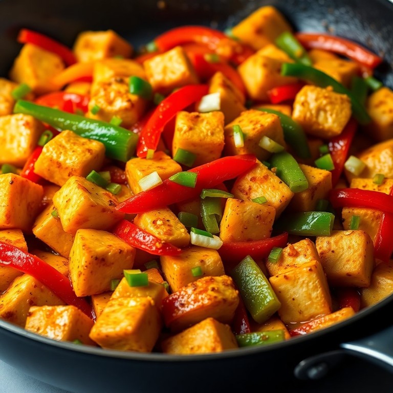 Sizzling Paneer and Bell Pepper Stir-Fry
