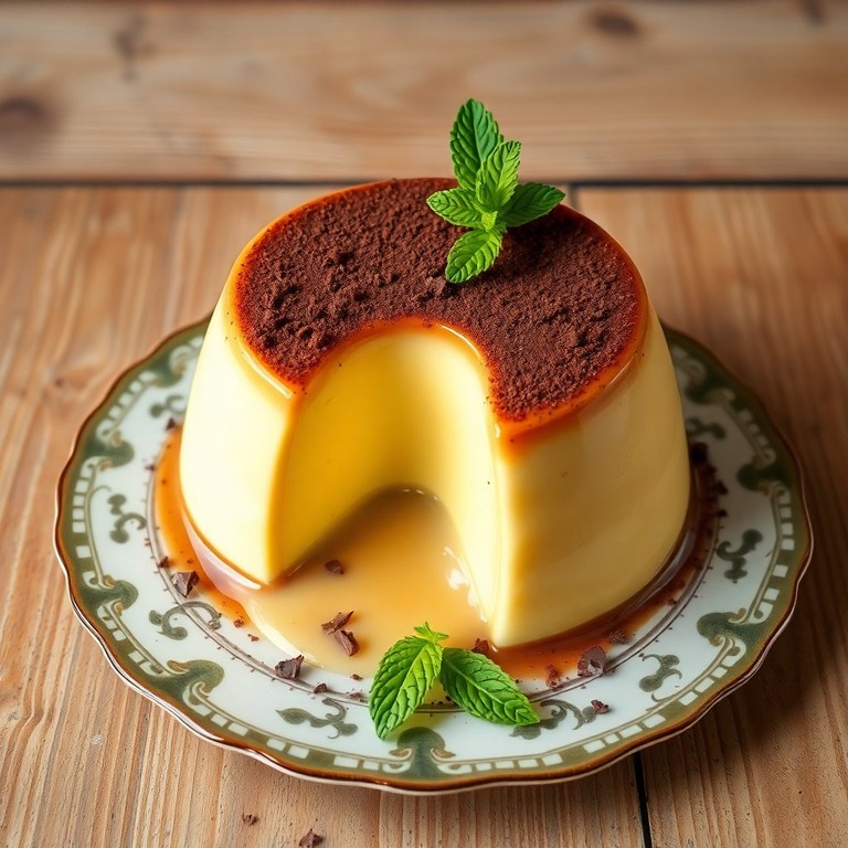 Pudim de Leite Condensado com Creme de Leite e Achocolatado