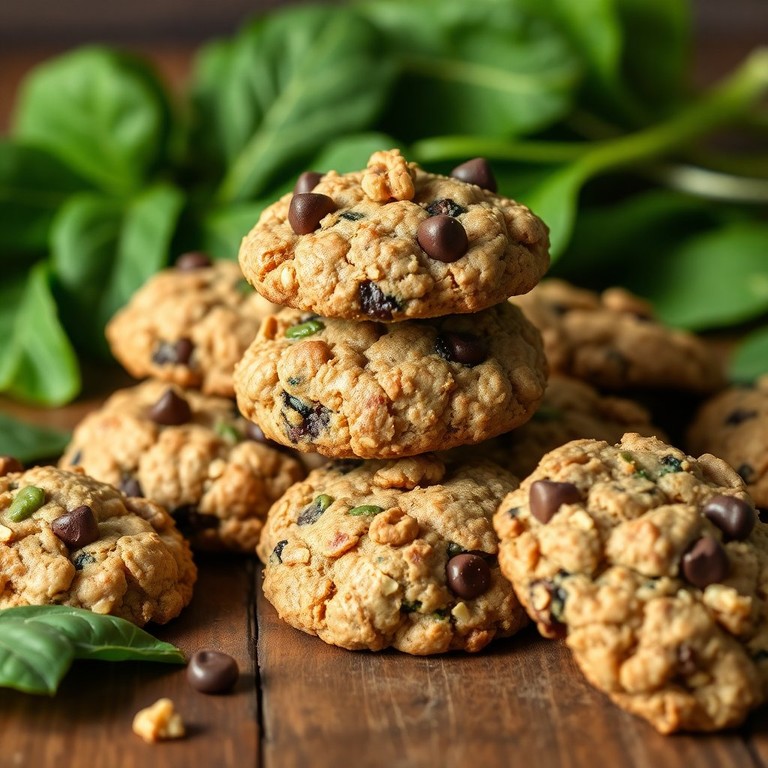 Galletas Energéticas de Avena y Espinacas