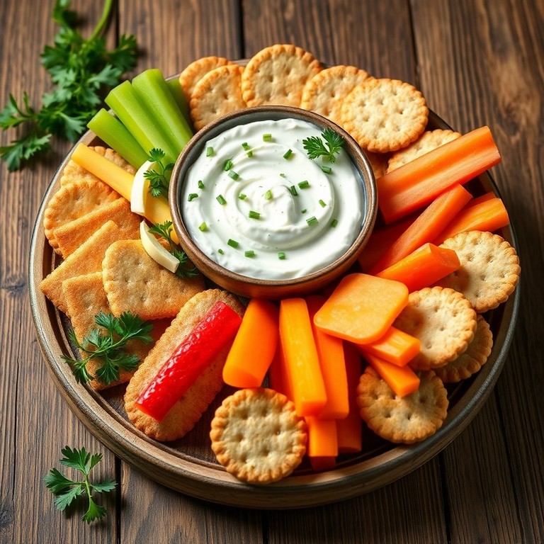 Kräuter-Crème-Fraîche-Dip ohne Zitronensaft