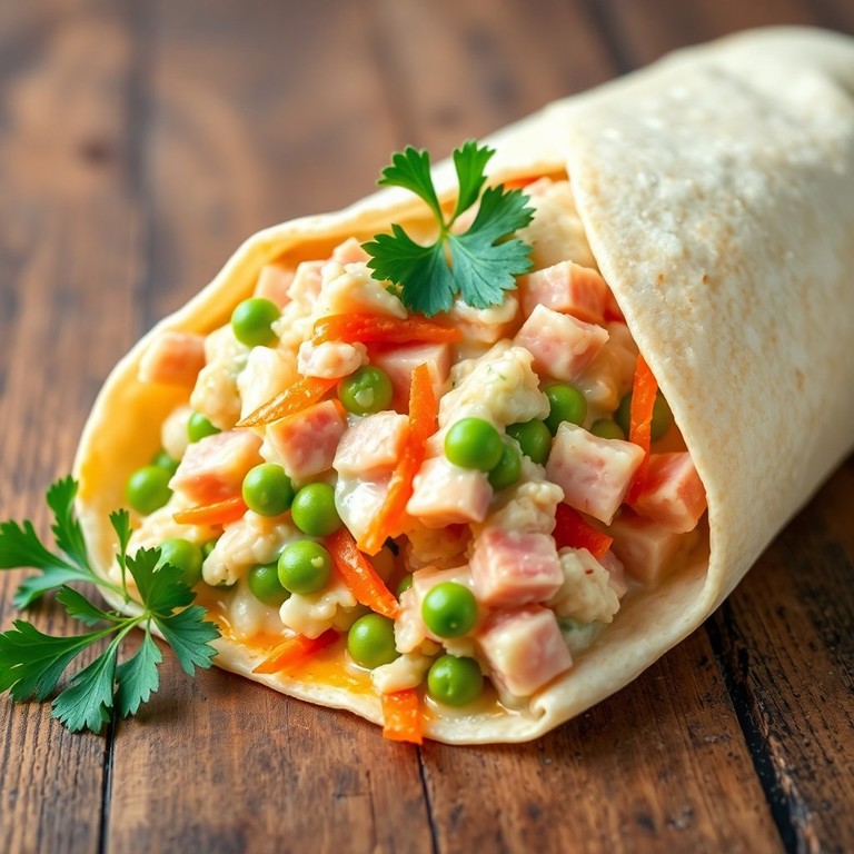 Wraps mit Carbonara-Style Füllung