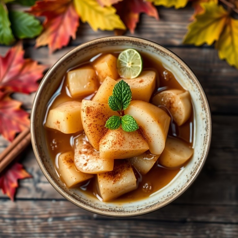 Compote de Pommes et Poire à la Cannelle