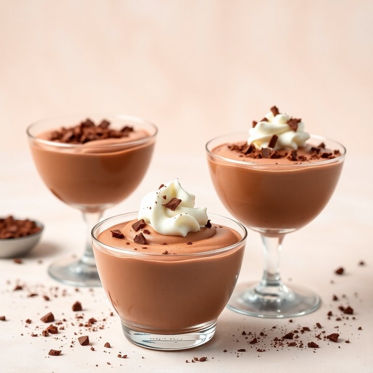 Mousse de Chocolate com Creme de Leite
