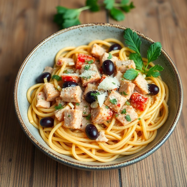 Massa com Atum à Mediterrânea