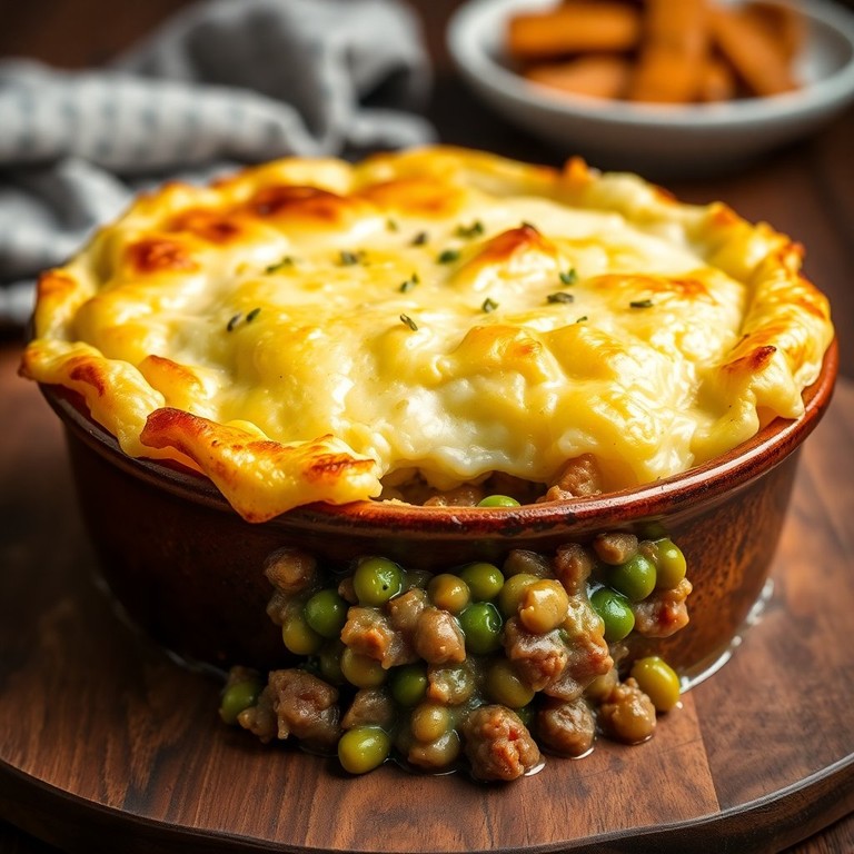 Savory Shepherd's Pie with Green Beans