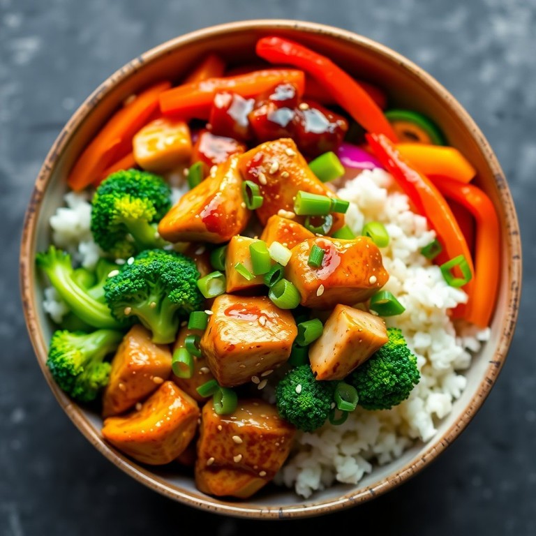Teriyaki Chicken and Veggie Rice Bowl