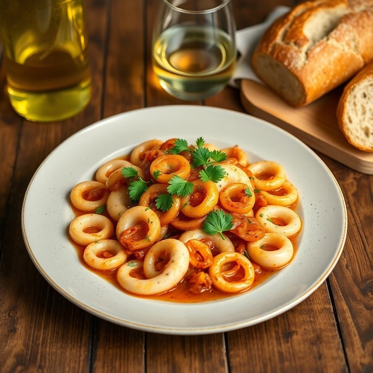 Calamares Encebollados a la Española