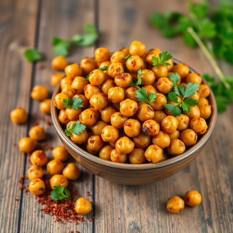 Crispy Chickpea Snack with Spices