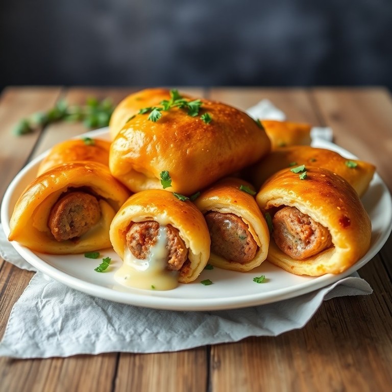 Savory Sausage and Cheese Rolls