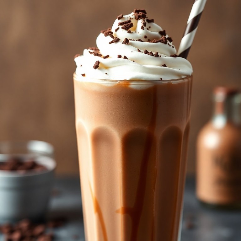 Milkshake de Vodka e Achocolatado