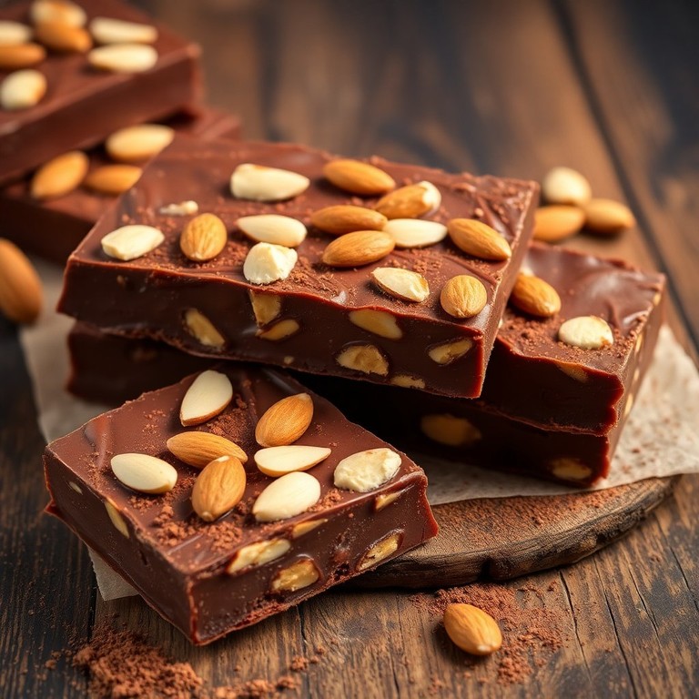 Délices de Chocolat aux Amandes et Beurre de Cacahuète