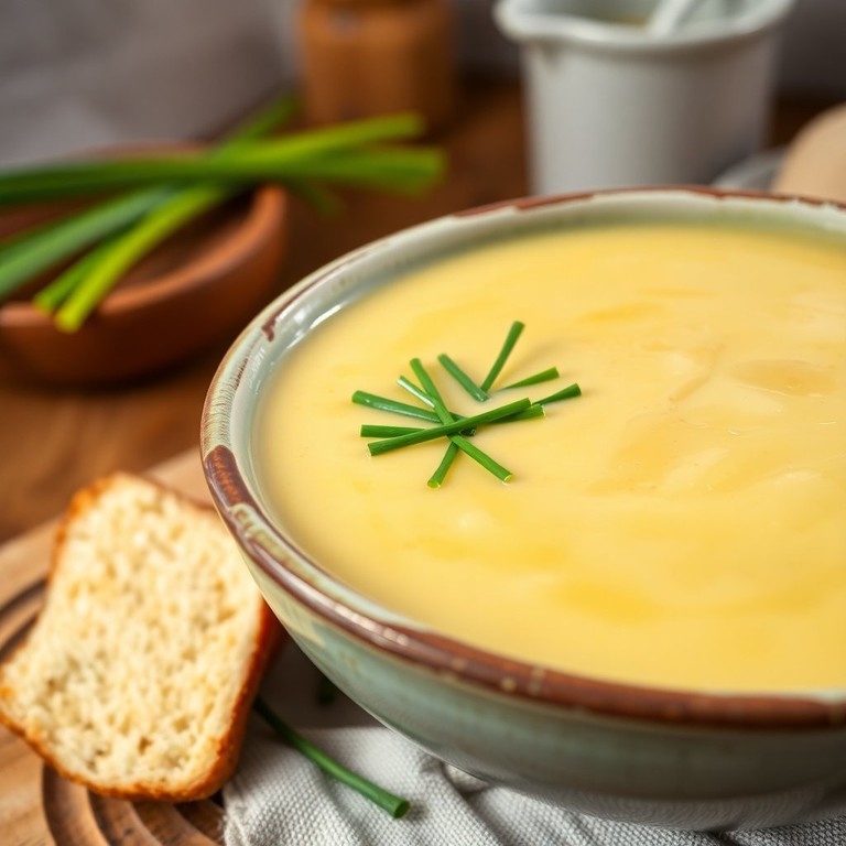 Soupe de Poireaux et Pommes de Terre Crémeuse