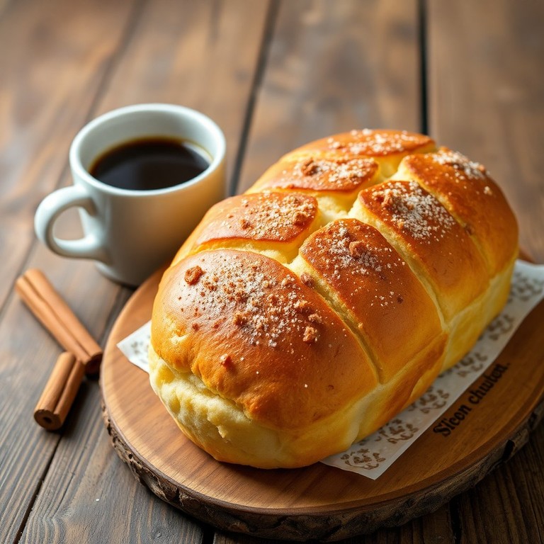Pão Doce com Canela e Açúcar