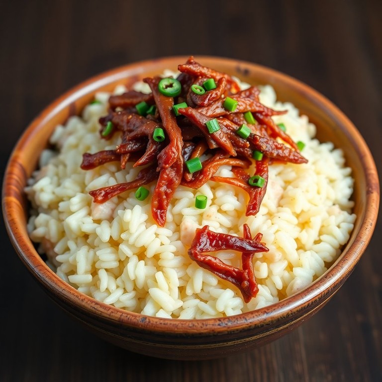 Arroz Cremoso com Carne Seca e Ervas Finas
